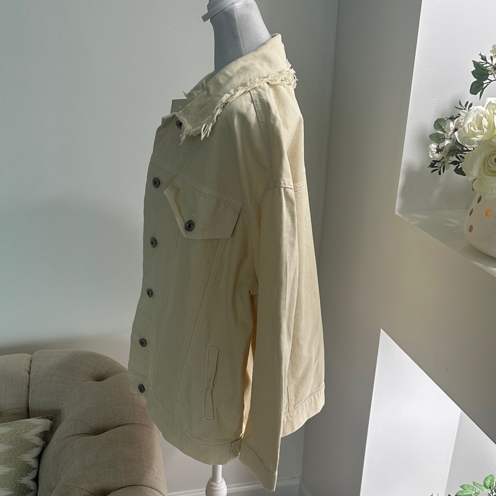 BB Dakota Cream Jean Jacket - Picture 4 of 13